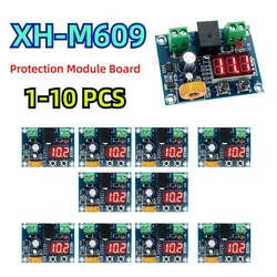 Módulo de carga de 1-10 piezas, protección de batería de sobredescarga de voltaje, placa de módulo de protección de subtensión precisa, cc 12V-36V, XH-M609