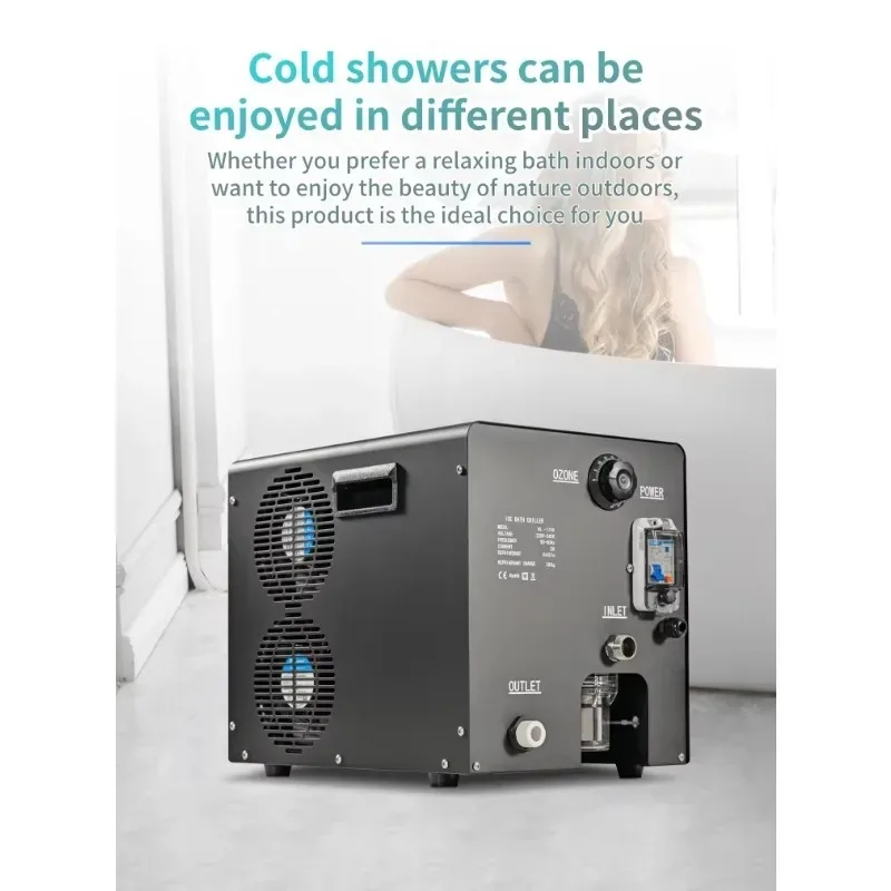 

【2026】0.5HP Ice Bath Tub For Athletes Athlete Fitness Recovery Use Water Cooled Cold Plunge Ice Bath Chiller With Filter 220