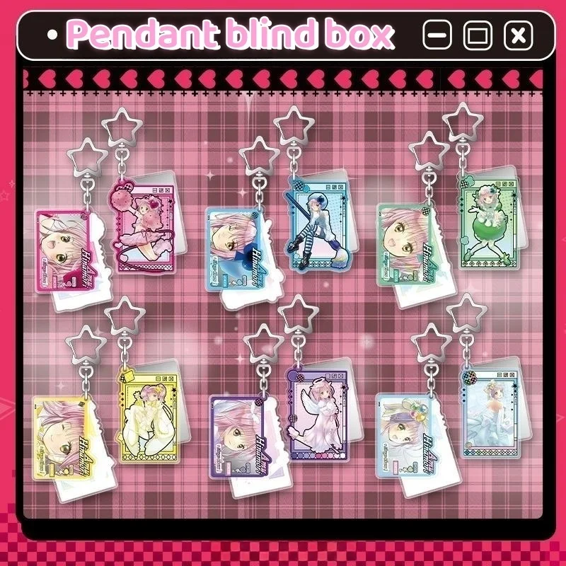 

New Anime Figure Shugo Chara Cartoon Millennium Comic Film Series Badge Blind Box Pendant Blind Bag Surrounding Collection Toys