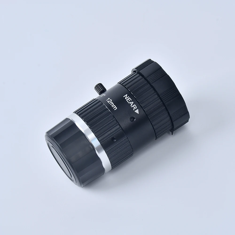 رائجة البيع عالية الأداء 10MP التركيز الثابت C-mount FA آلة رؤية عدسة الكاميرا 2/3 "12 مللي متر ملحقات العدسات البصرية #3