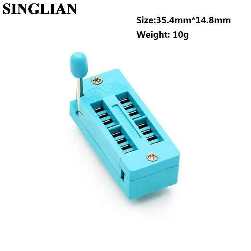 3M 16P/40P Locking IC Base 16Pin/40Pin IC Test Base Universal Narrow Body 2.54mm Spacing