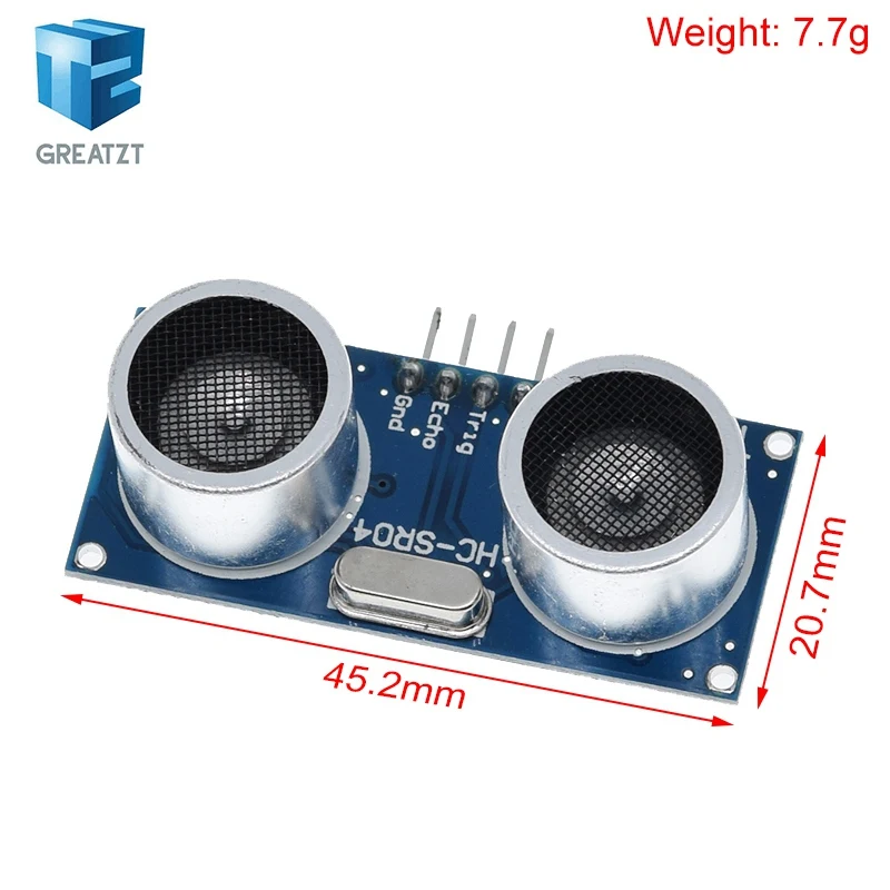 GREATZT HC-SR04 HCSR04 to world Ultrasonic Wave Detector Ranging Module HC-SR04 HC SR04 HCSR04 Distance Sensor