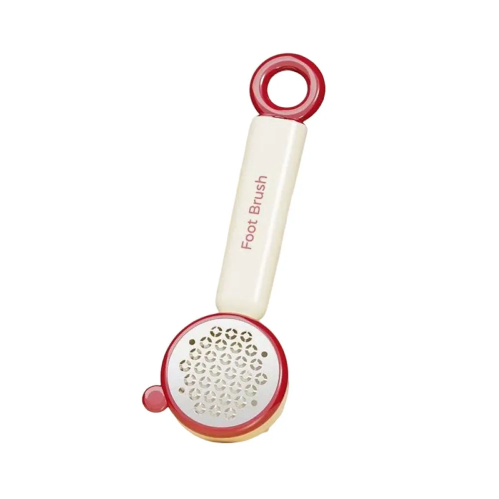 

3 in 1 Foot Brush Scrubber Ergonomic With Handle Pedicure Scraper Foot File Handheld Exfoliating Dead Skin Callus Remover