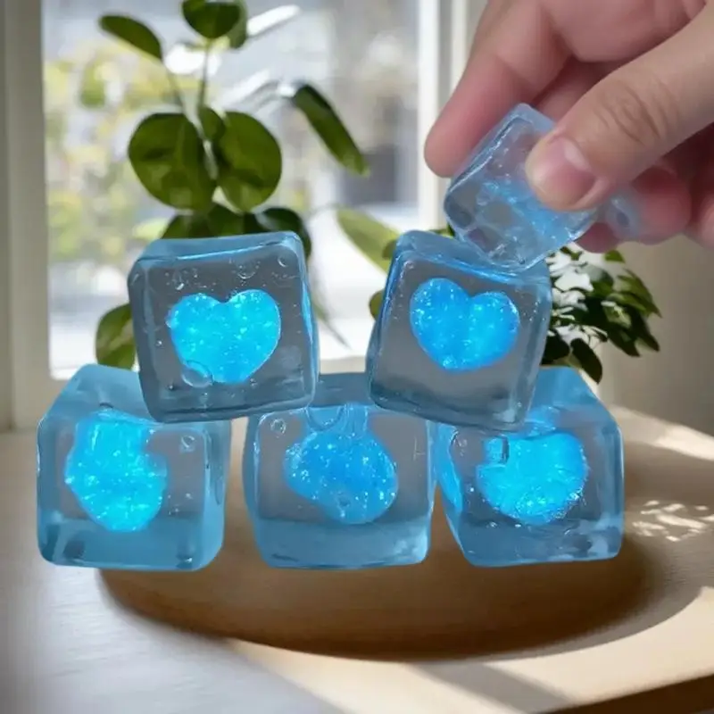 1 szt. Sensoryczny kostka antystresowa dla dzieci z autyzmem, miękka piłka do ściskania, doskonały prezent dla nastolatków i dorosłych