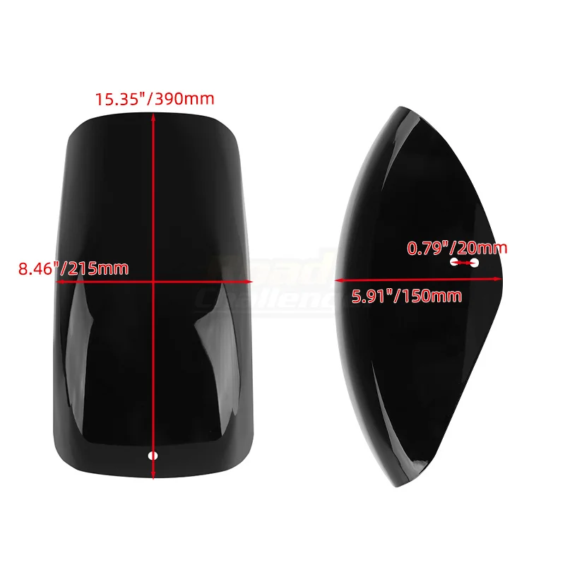 Motorcycle Short Flat Rear Fender Mudguard ABS Plastics For Harley Bobber Cafe Racer Chopper Honda Yamaha Suzuki Universal