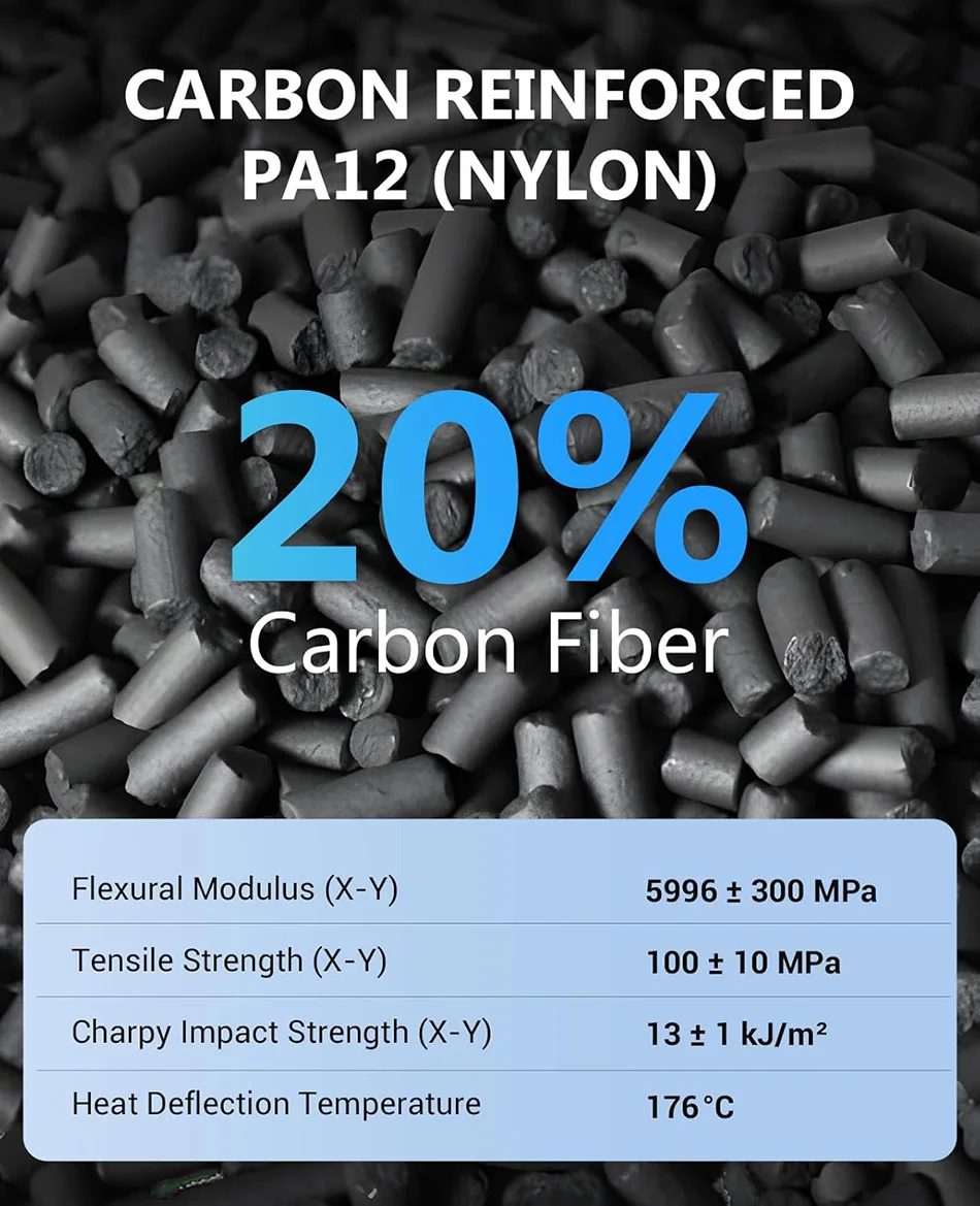 JAYO PA خيوط النايلون 1.75 مللي متر PA6-CF/PA6-GF/PA12-CF/سهولة PA النايلون ثلاثية الأبعاد خيوط الطابعة صلابة متفوقة 1 كجم/لفة #4