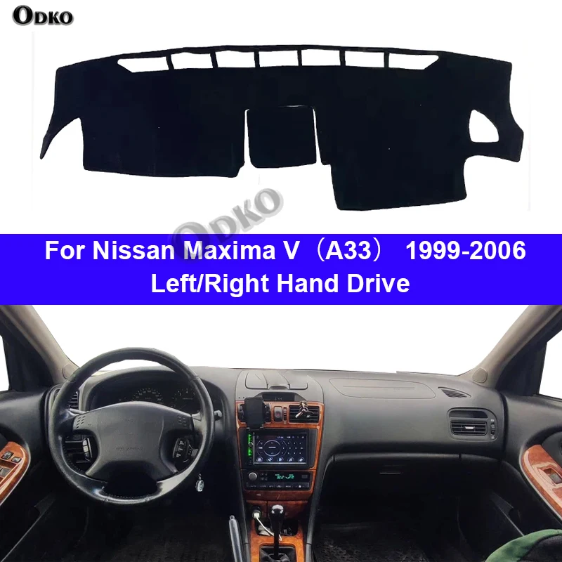 

Car Dashboard Cover For Nissan Mlaxima V (A33) 1999-2006 Center Console Protector Carpet Dashmat Sun-shade Accessories
