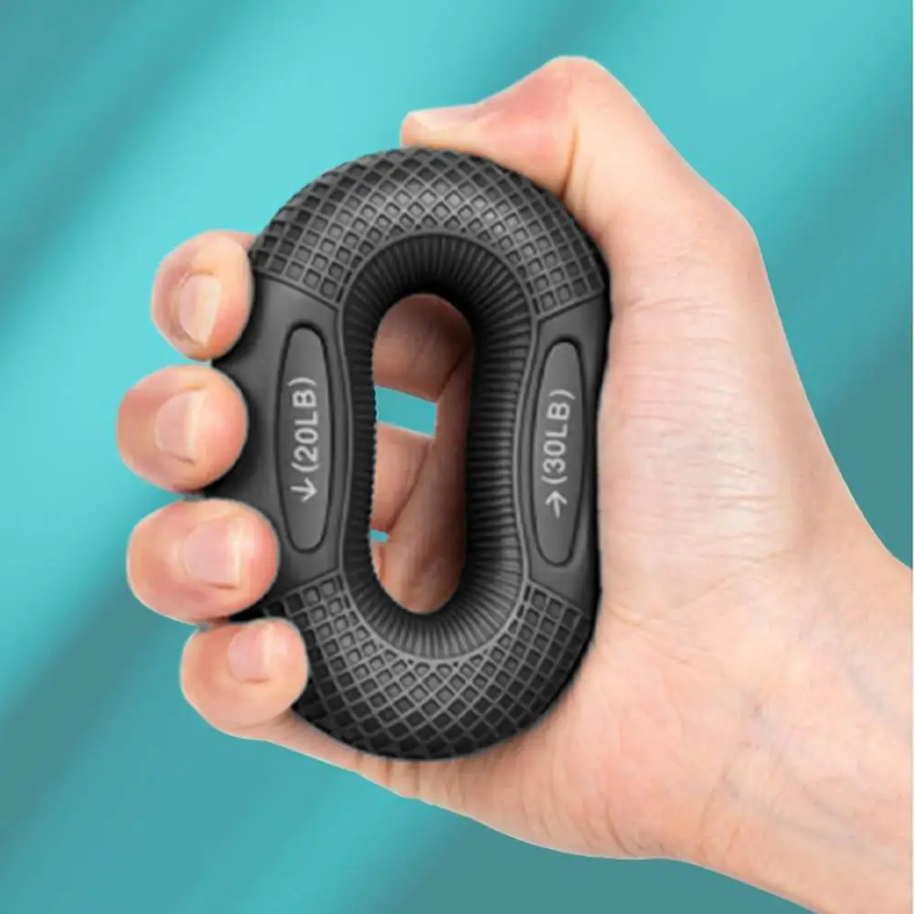 

Finger Gripper Ring Silicone Finger Trainer Ring Hand Muscle Strengthener Wrist Exercise Carpal Expander Workout Fitness Device