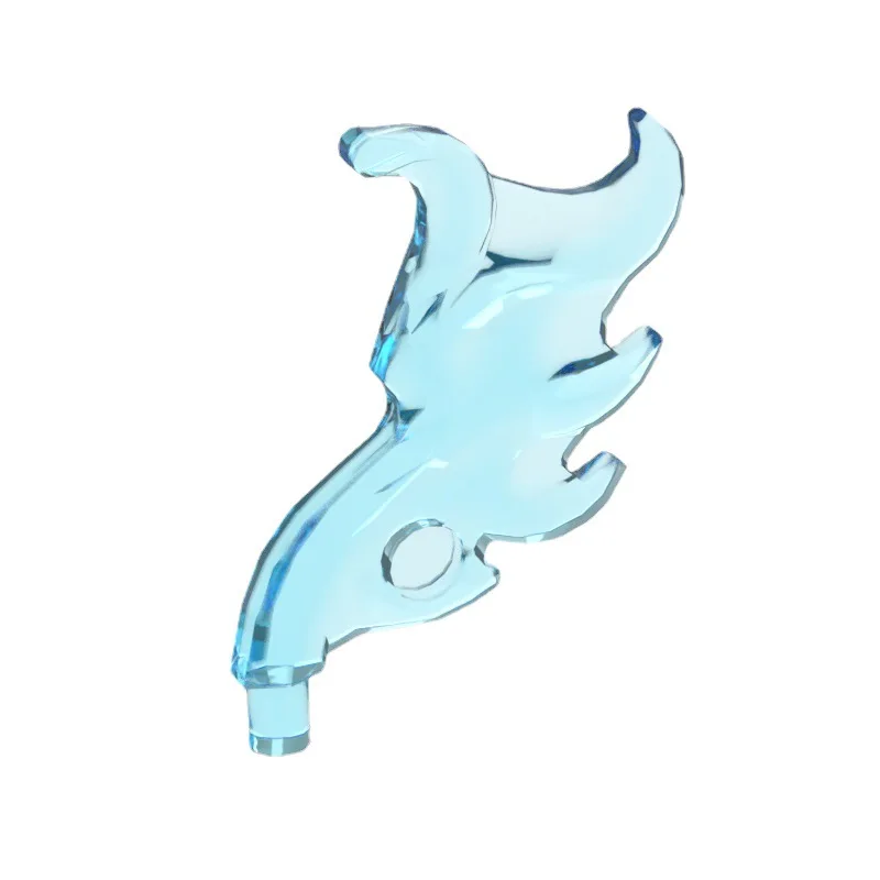 MOC 10PCS Part Bricks 18394 Wave Rounded Curved Wing Building Blocks Set Energy Effect DIY Idea Particle Children Birthday Gifts