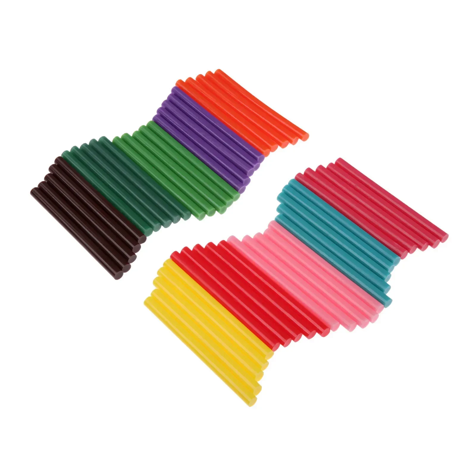 DRELD 50Pcs 7x100MM DIY Hot Melt Glue Stick Adhesive Colorful For Electric Glue Gun Car Audio Craft Repair Sealing Wax Stick