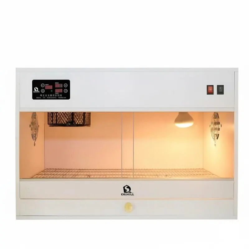 

Pet Bird Brooder, Parrot Nursery Incubator with Drawer, Thermostatic Breeding Box, Hand-Rearing Enclosure for Cockatiel