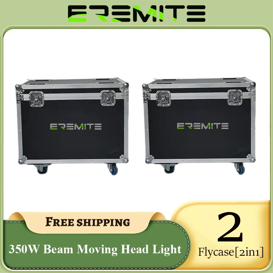 No Tax 2Pcs Flycases For Beam 17R 350W Moving Head Stage Light DMX Beam Wash Zoom Light For DJ Bar Party Concert Event Wedding