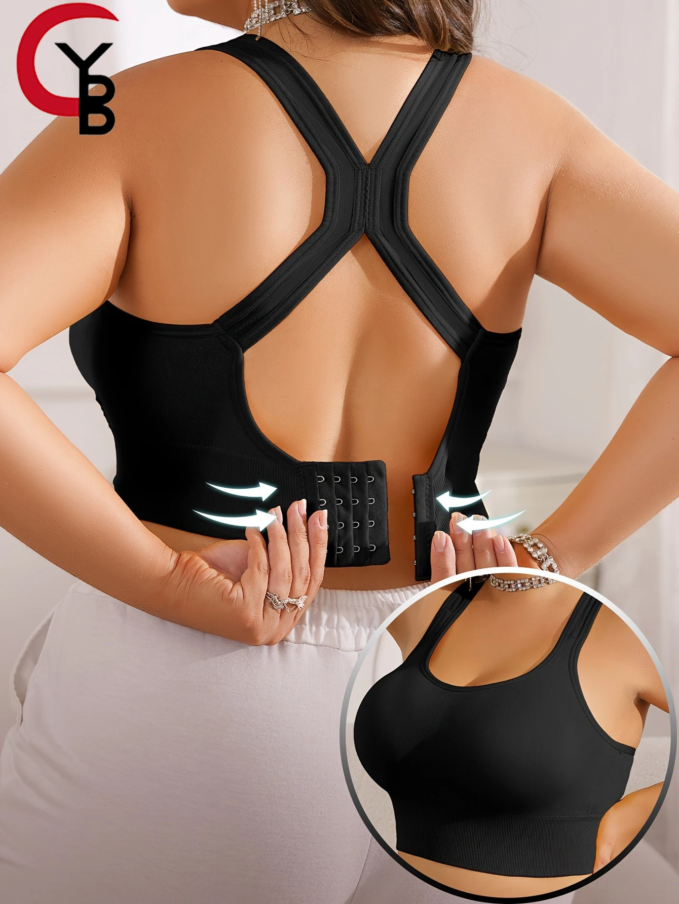 YANBIGUO Large Size Female Brassiere Wireless Sports Vest Bras For Women Underwear Sexy Seamless Bralette With Pad Tops Lingerie
