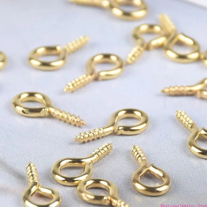 E1PE 220 Pcs Golden Silver Keychain Rings Set for Resin DIY Crafts Jump Rings Set