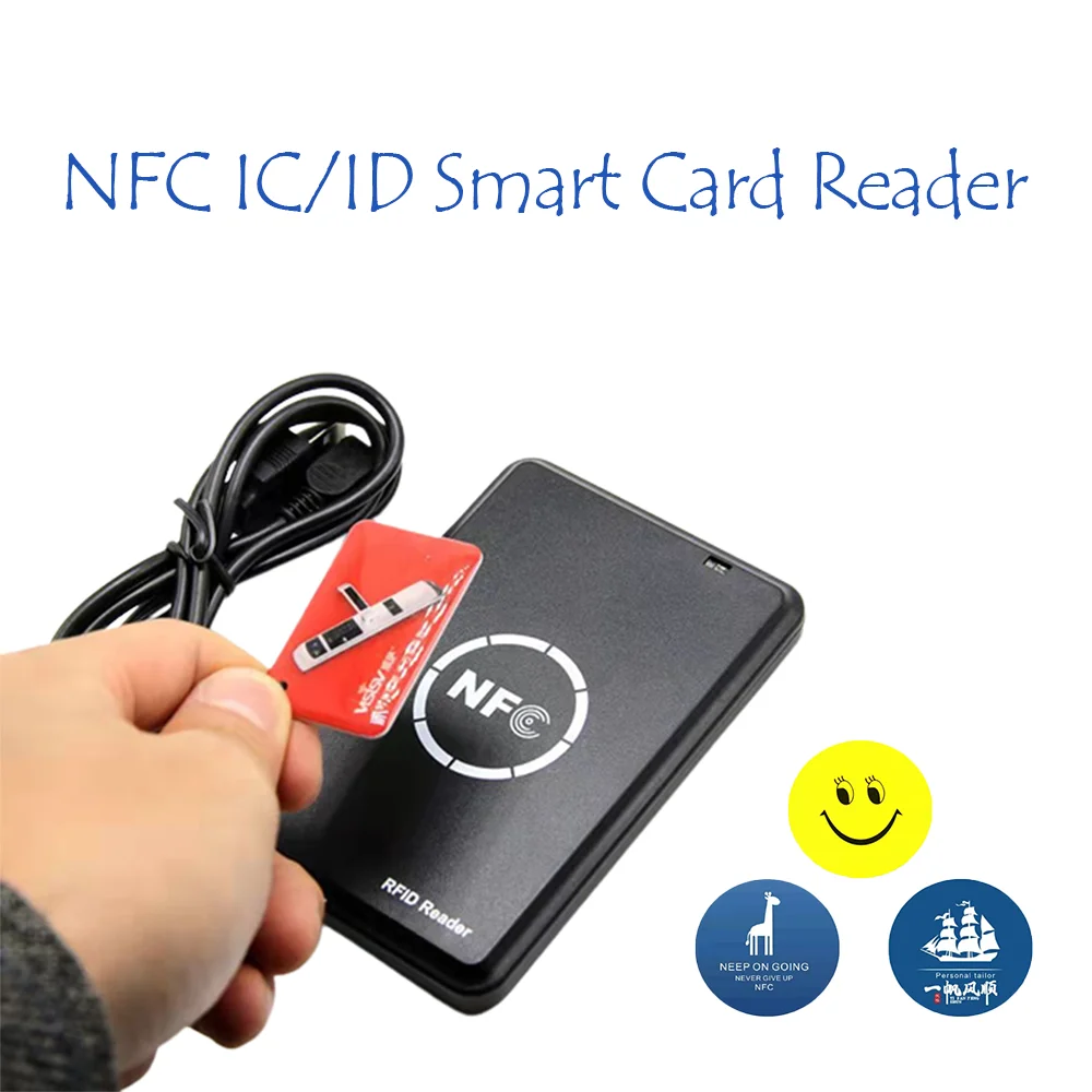 

NFC смарт-чип шифрование считыватель карт RFID двухчастотный копир 125 кГц ключ репликатор 13,56 МГц клон тегов CUID T5577 копия бейджа