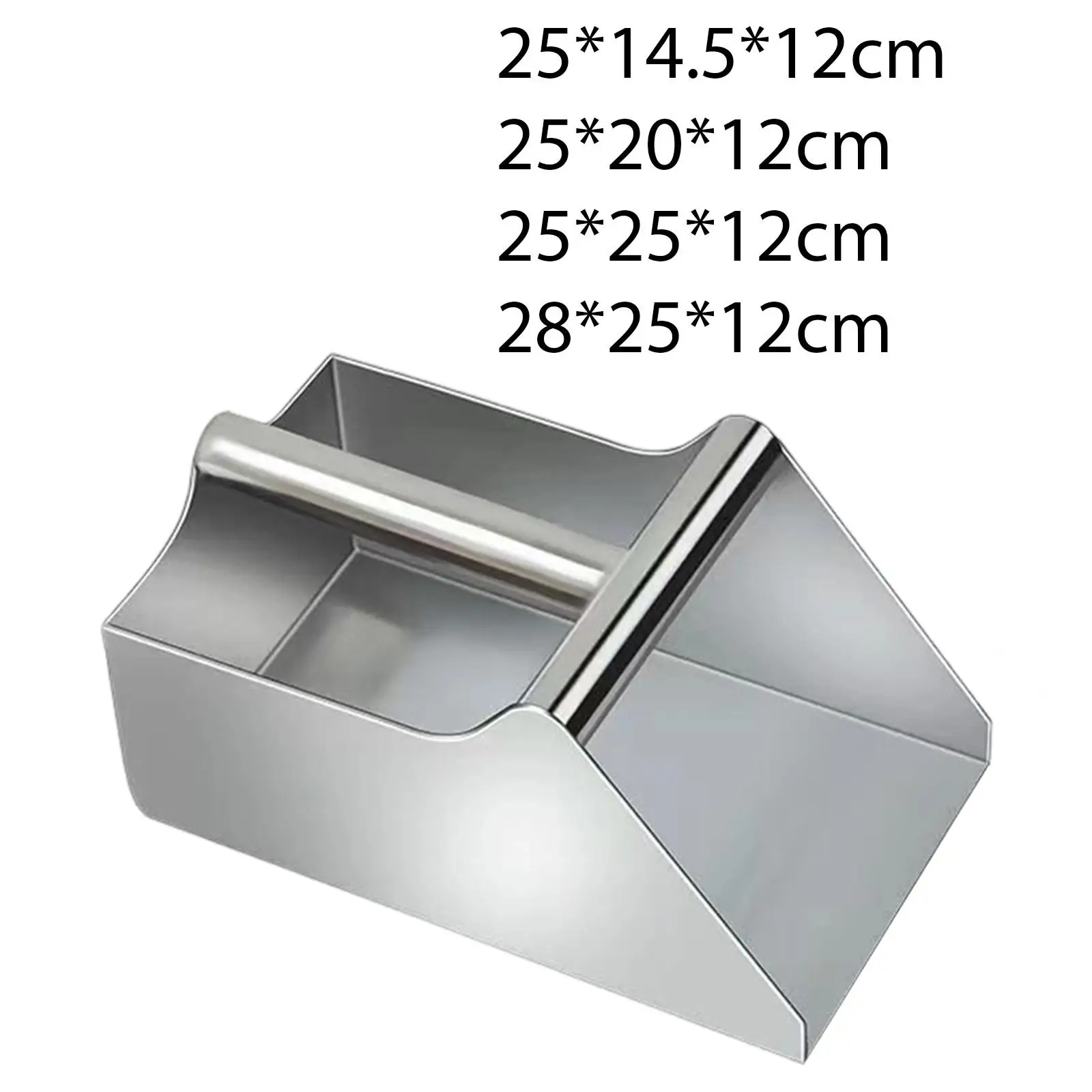 Handheld Scooper Hand Shovel Scoop Tool Supermarkets Stainless Steel Dustpan