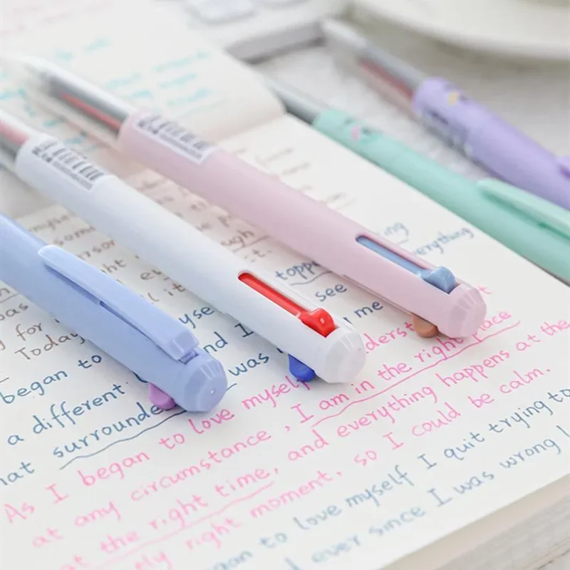 3 In 1 Multicolor Ballpoint Pens, 3 Color in 1 Retractable Ball Pen,Gift For Students And Kids, School Office Stationery