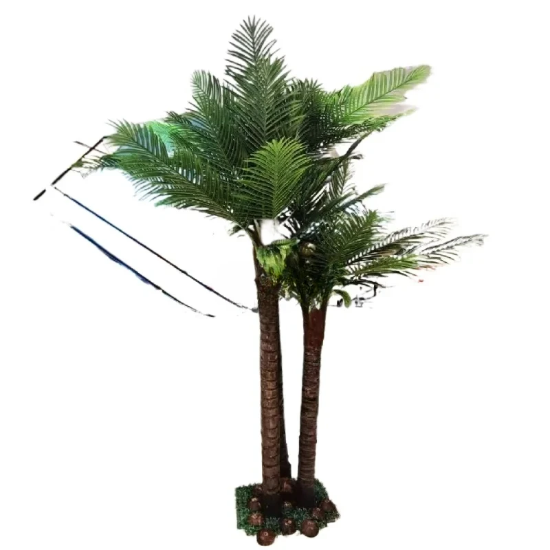 

Tropical landscape artificial bonsai LXL simulation coconut tree landscape indoor and outdoor green plant decoration palm tree