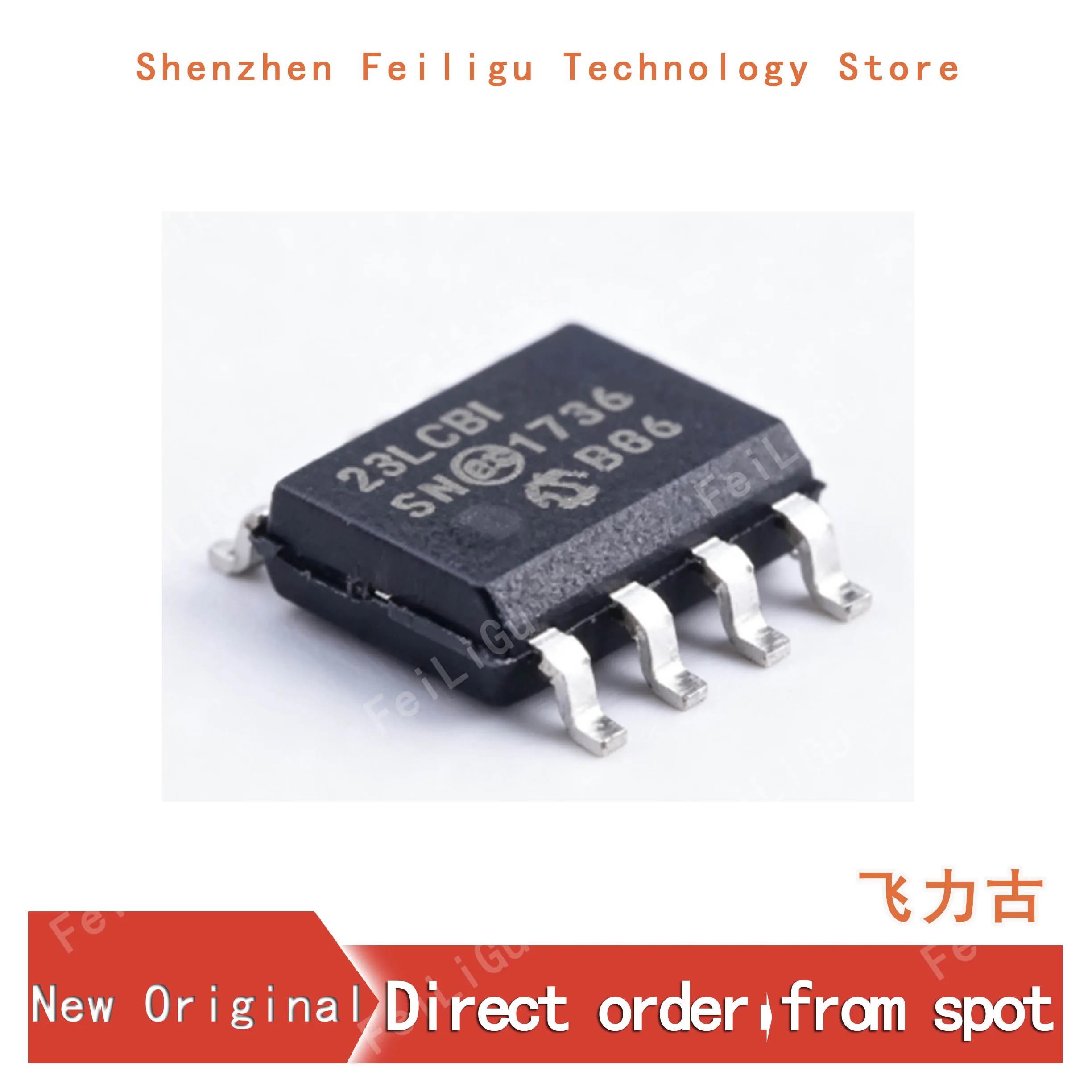5/15/30/50Pieces 100% New Original 23LC1024-I/SN 23LC1024 Screen Printing:23LCBI SN Package:SOP8 SRAM 1Mb Memory Chip