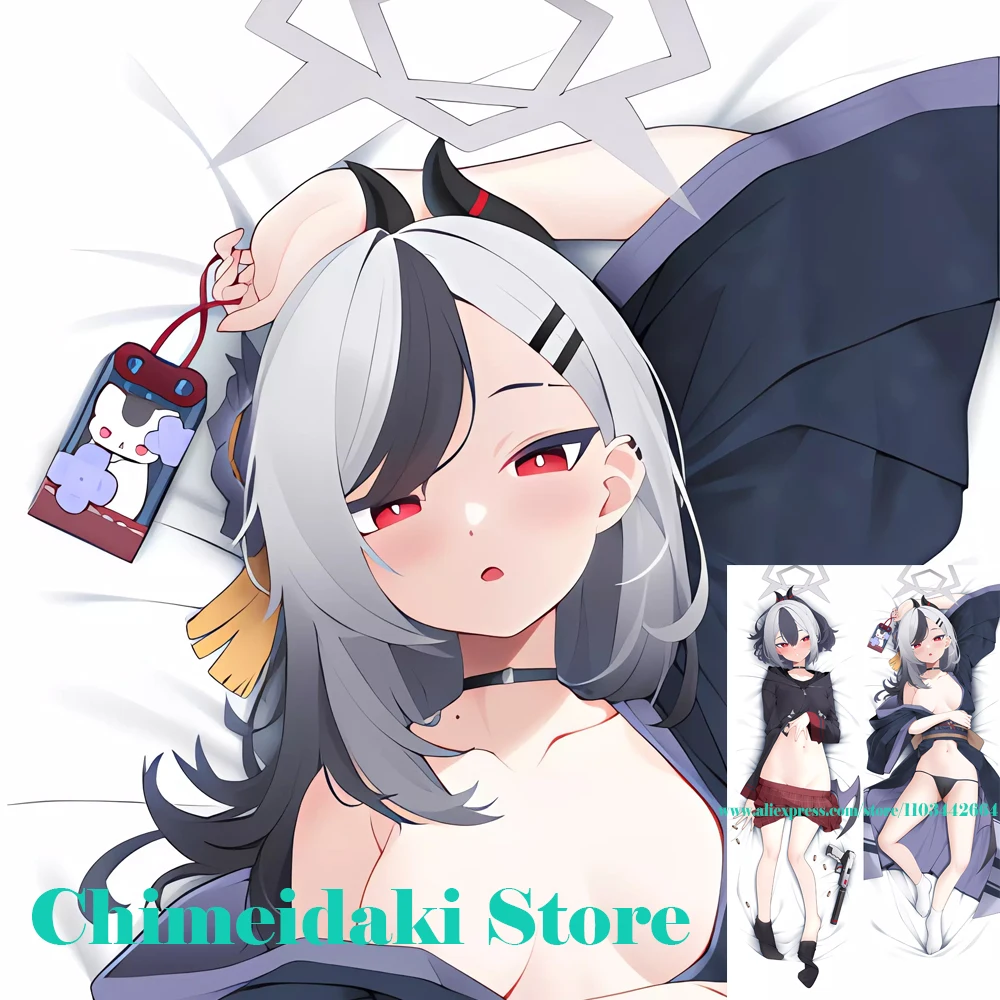 

Dakimakura Blue Archive Onikata Kayoko Full Body Pillow Case Anime Otaku Pillowcase Game Throw Cushion Cover Bed Decor Gift