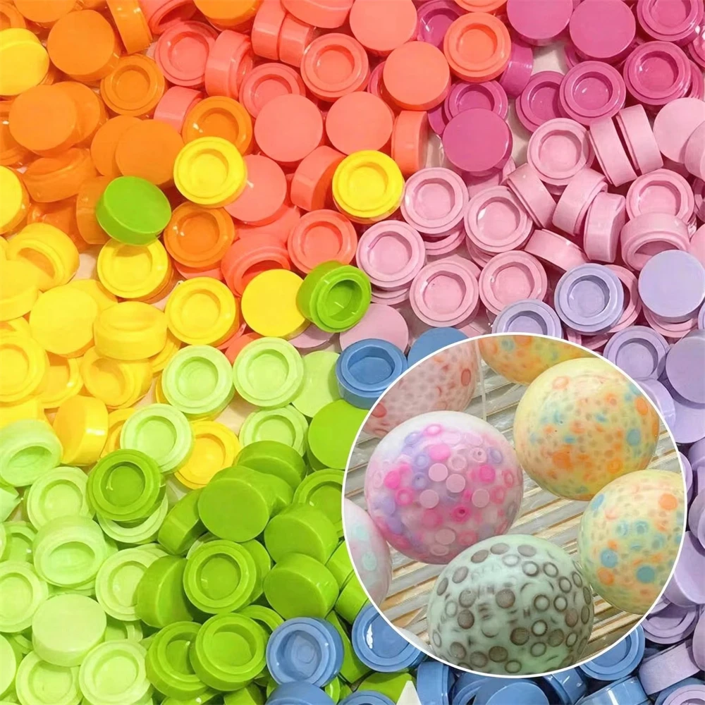 Small Round Granules Beads Filler for DIY Squishy Bobo Ball Plug Beads Squeeze Toy Stuffing Handmade Stress Relief Craft Accesso