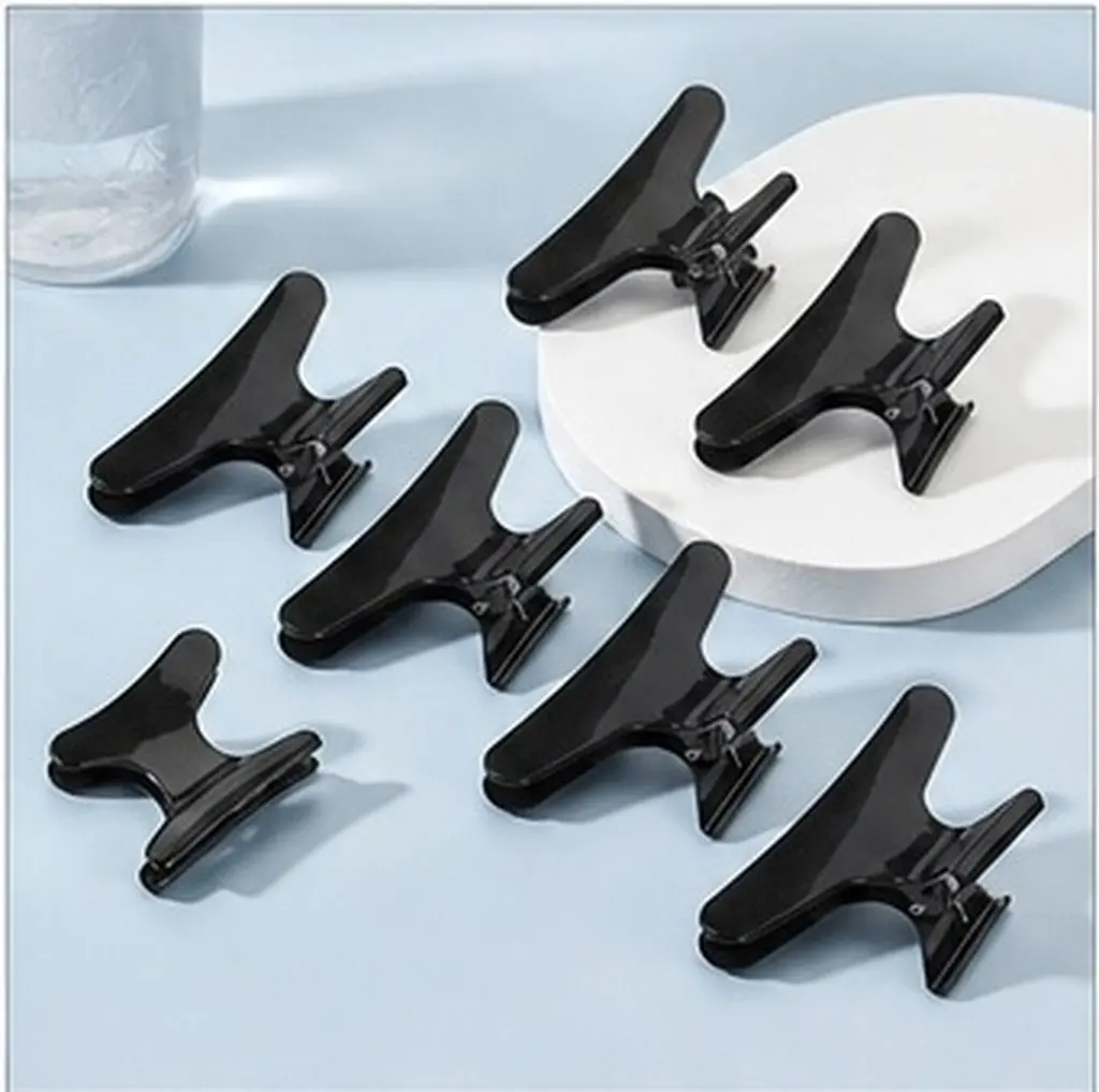 15Pcs Black Plastic Hair Clips Styling Sectioning Salon Hairdressing Tool Lightweight Comfortable Hair Clips for Women