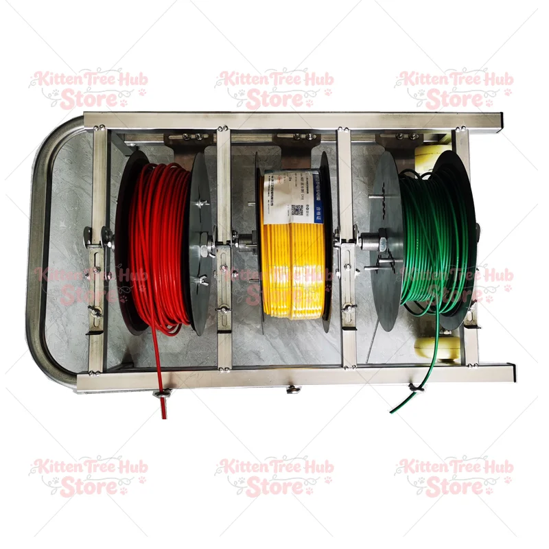 Three-Four-Drum Multi-Reel Stand Electrician's  BV  Tool Lowering
