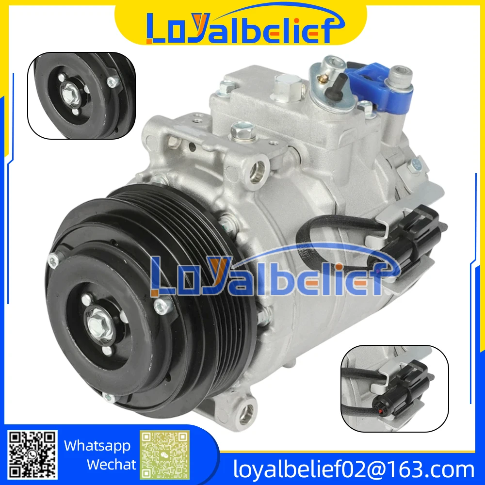 ضاغط مكيف الهواء لاند روفر LR3 4.4L - 2005 إلى 2009 JPB000173 JPB500091 JPB500280 LR012593 LR012794 LR015151 447180-8360 #1