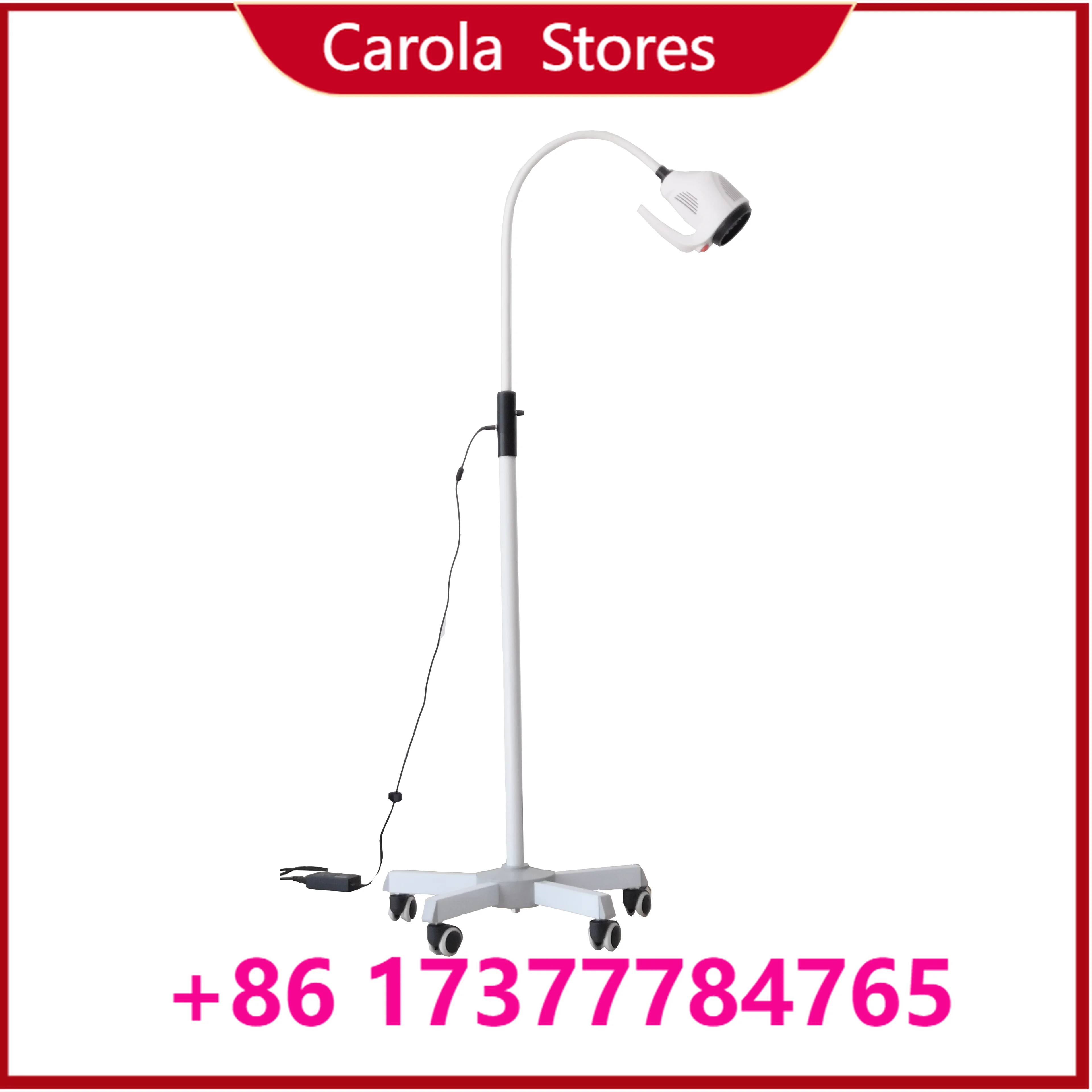 Movable Vertical LED Shadowless Exam Light Adjustable Veterinary  Operating for Pet Clinical Use
