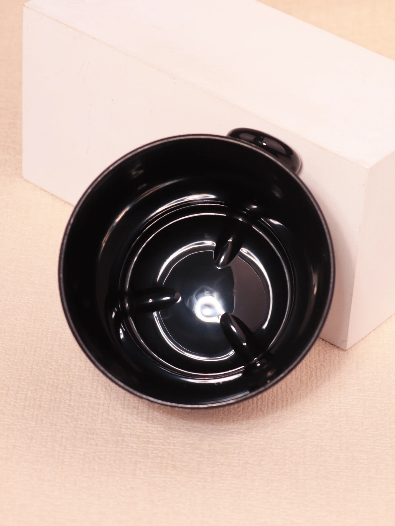 1 Professional Durable Barber Shaving Foam Cup Shaving Soap Cup With Handle Barber Shaving Bowl Tool Special For Real Hair Wigs