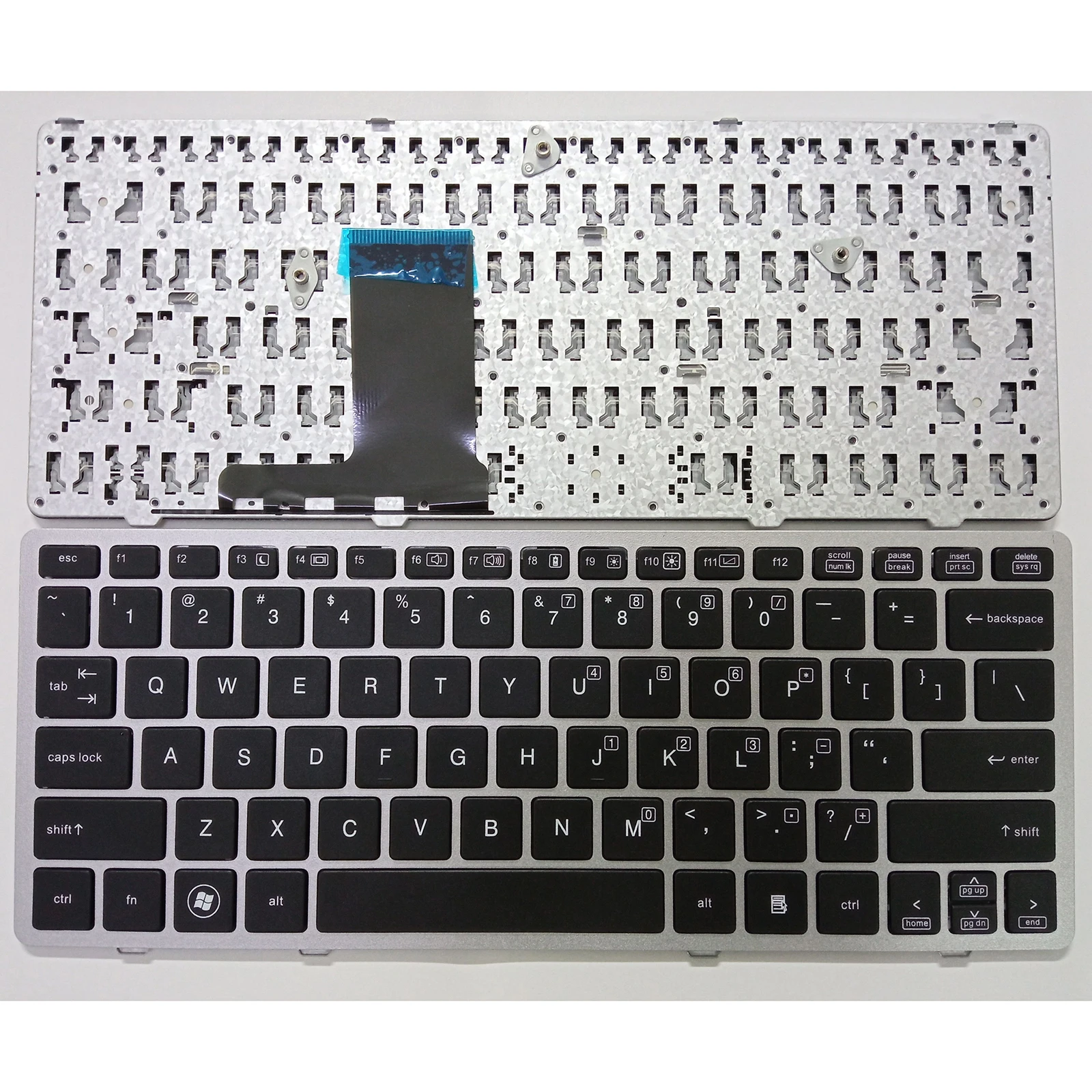 

US Laptop Keyboard FOR HP EliteBook 2560 2560p 2570 2570p 696693-001 691658-001