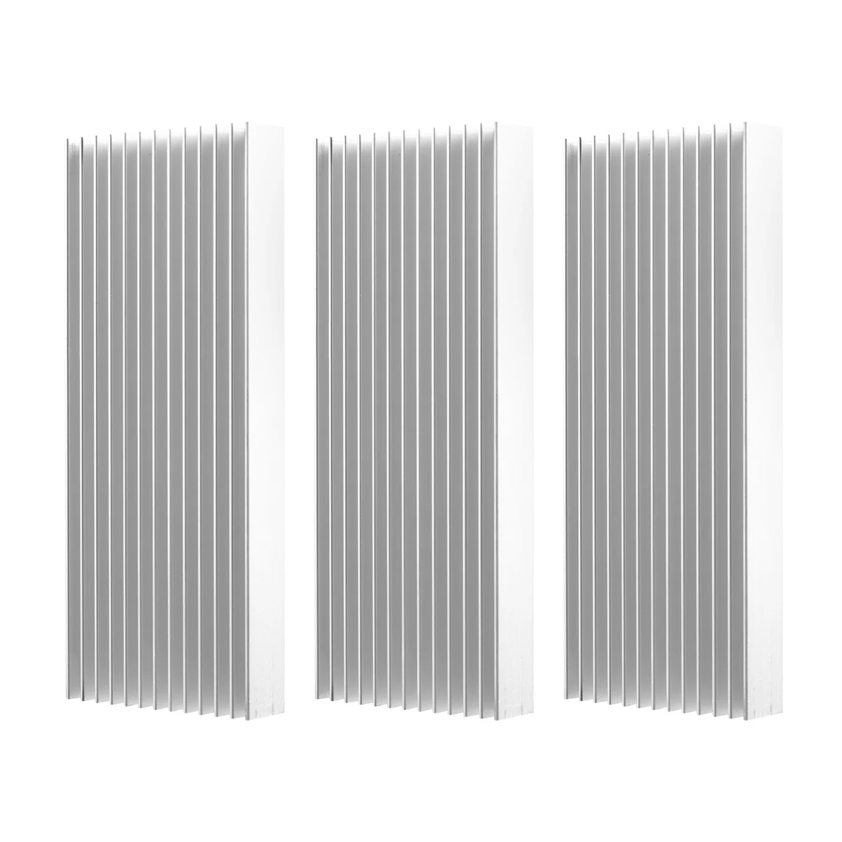 MQXGF 3 Pcs Aluminium Power Amplifier Heatsink Heat Sink 100X40X11mm