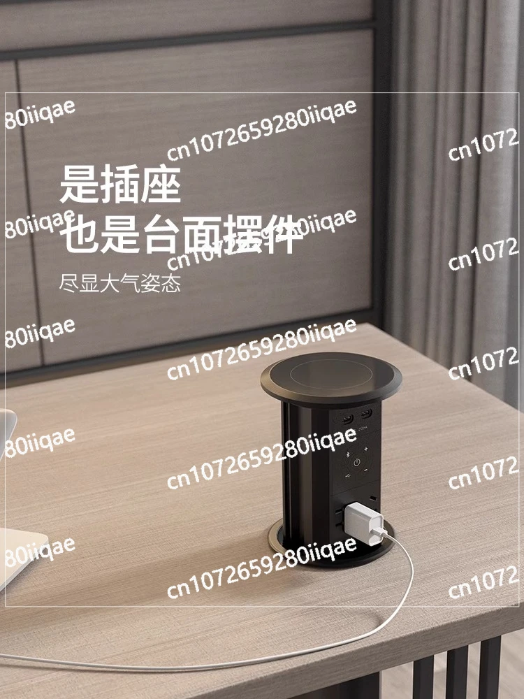 S6 lifting socket embedded island electric invisible plug tabletop kitchen plug