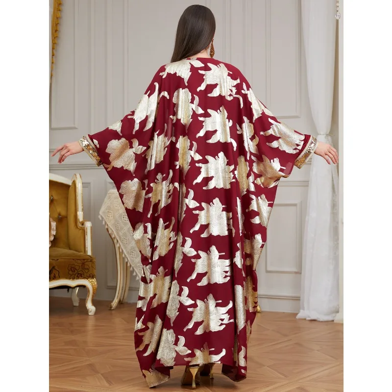 Arab Morocco Muslim Dress Abaya 2 Piece Set Women Ramadan Abayas Dubai Turkey Islam Kaftan Longue Musulmane Vestidos Largos 2022
