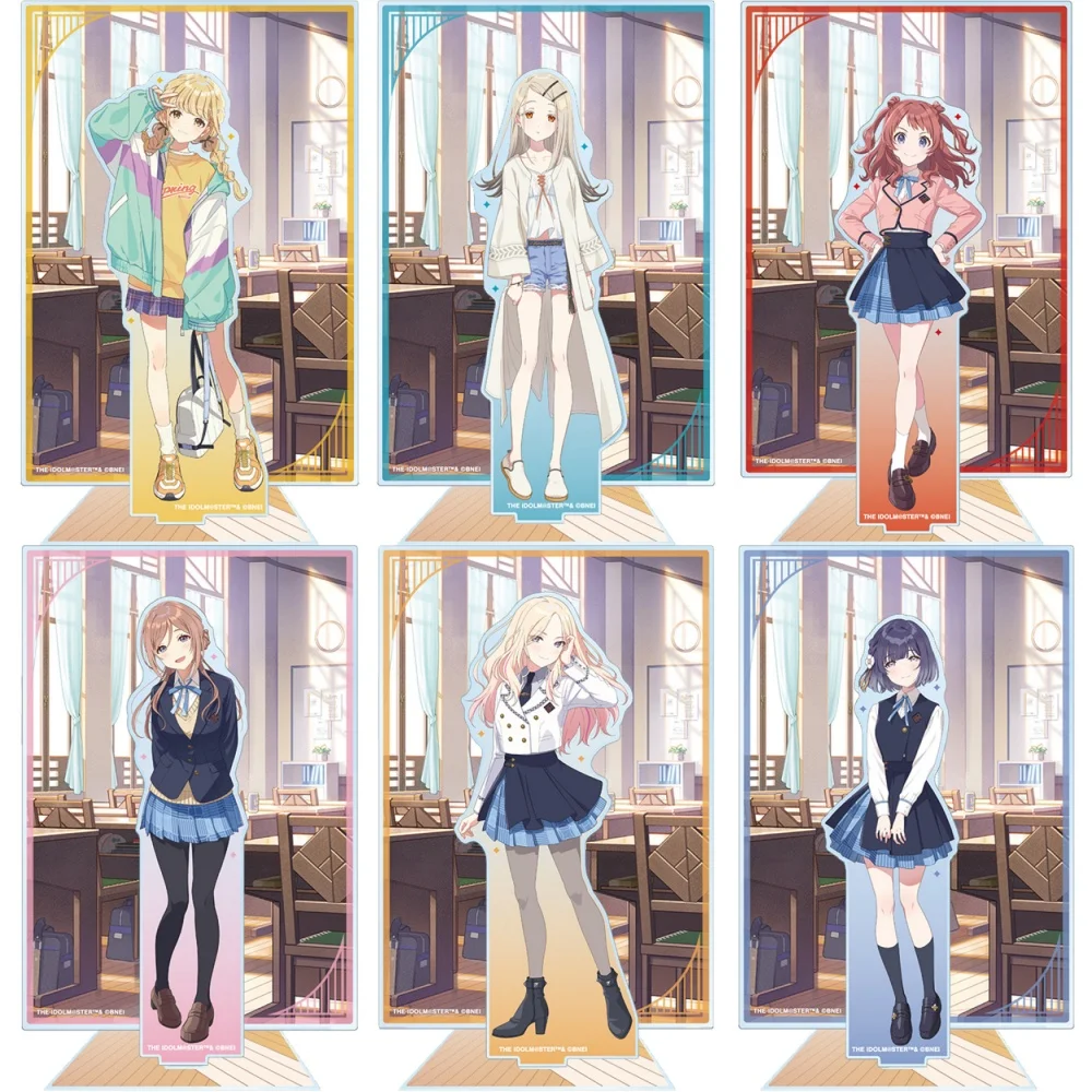 Guo Xiao Luo tienda periférica de animé The Idolm @ ster Sena Juo Misuzu Hataya Ume Hanami soporte acrílico de doble inserción decoración de escritorio