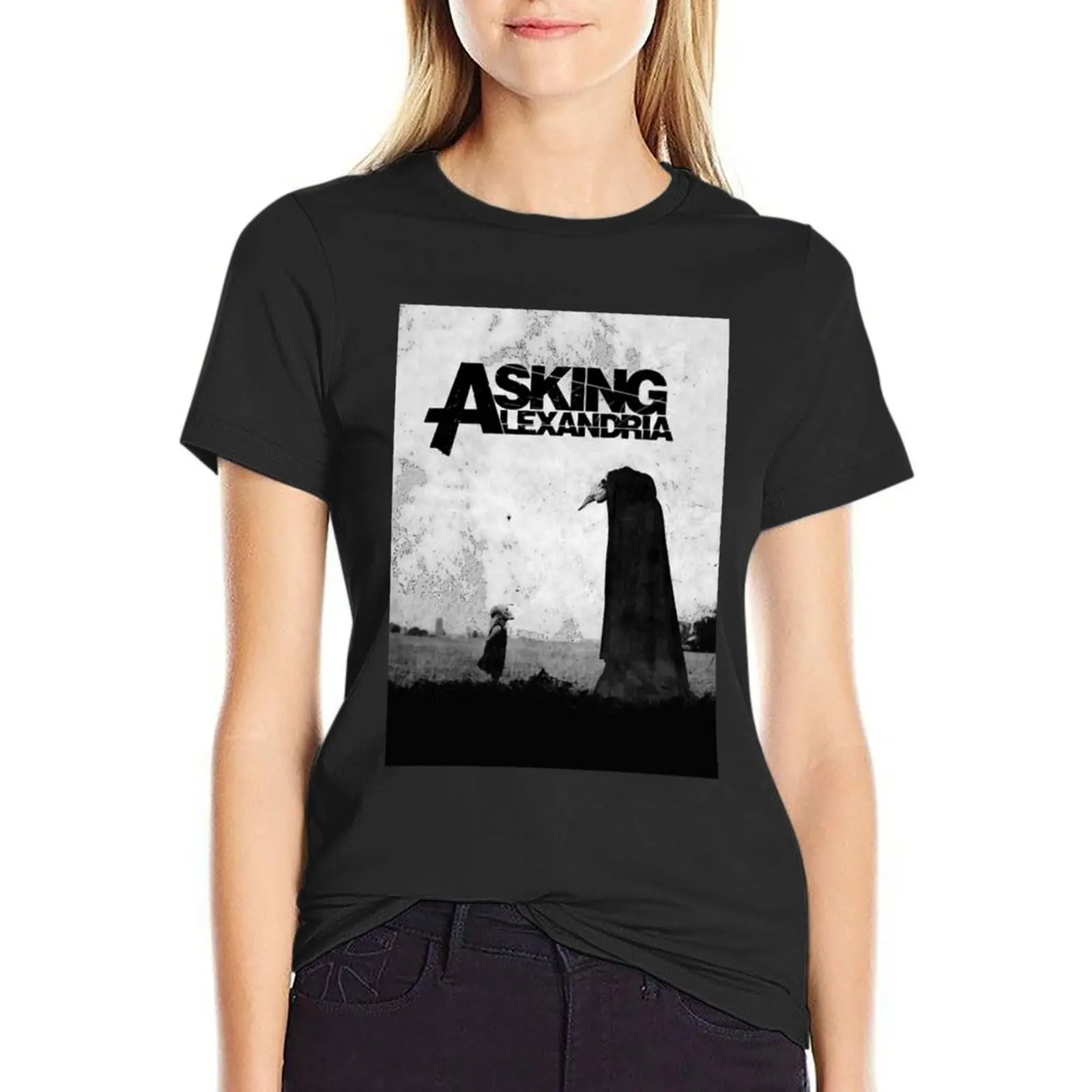 The Black - Asking Alexandria Classic T-Shirt customs design your own anime plus size tops workout shirts for Women loose fit