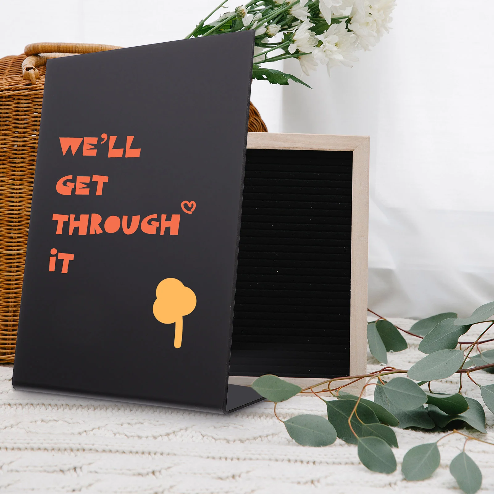 Mini Acrylic Chalkboard Sign 10x15cm Tabletop Easel Home Office Decor Note Display Writing Message Notice Stand Desk