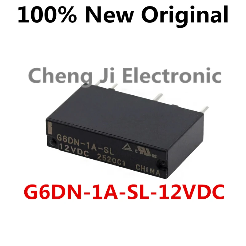 10 pièces/lot G6DN-1A-SL-5VDC 、 G6DN-1A-SL-12VDC 、 G6DN-1A-SL-24VDC DIP-4 nouveau relais de puissance d'origine G6DN-1A-SL-DC5V DC12V