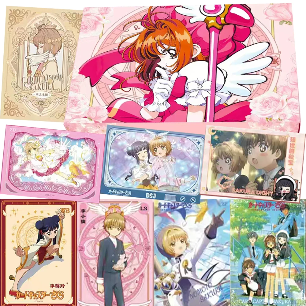 Cardcaptor Sakura Magical Girl Collection Cards Anime Comic Protagonist Exquisite Fashion Retro Art Peripheral Hobby Cards Gifts