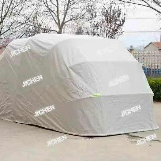 

HS DepositThe new durable folding outdoor tent is made of cloth, and UV resistant, and can provide shelter and parking function