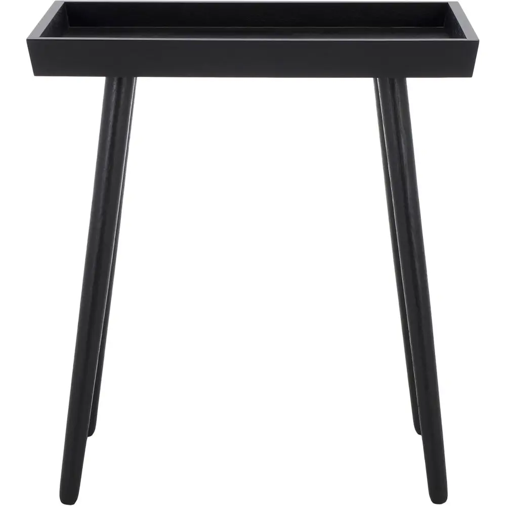 Home Collection Nonie -Century ern Black Tray Accent Table or Living Room, Home Oice, Bedroom, oyer