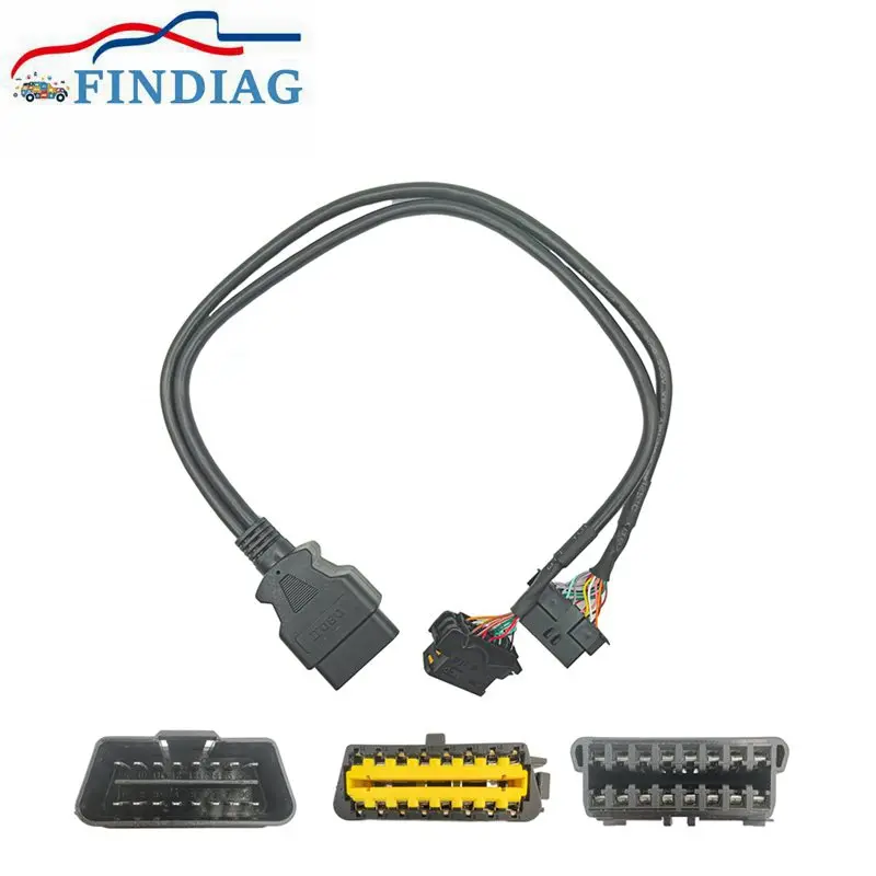 Vehicle Connector OBD extension line for Diagnosis Truck OBD Universal For Toyota Volkswagen Wuling 16 pin Diagnostic wire