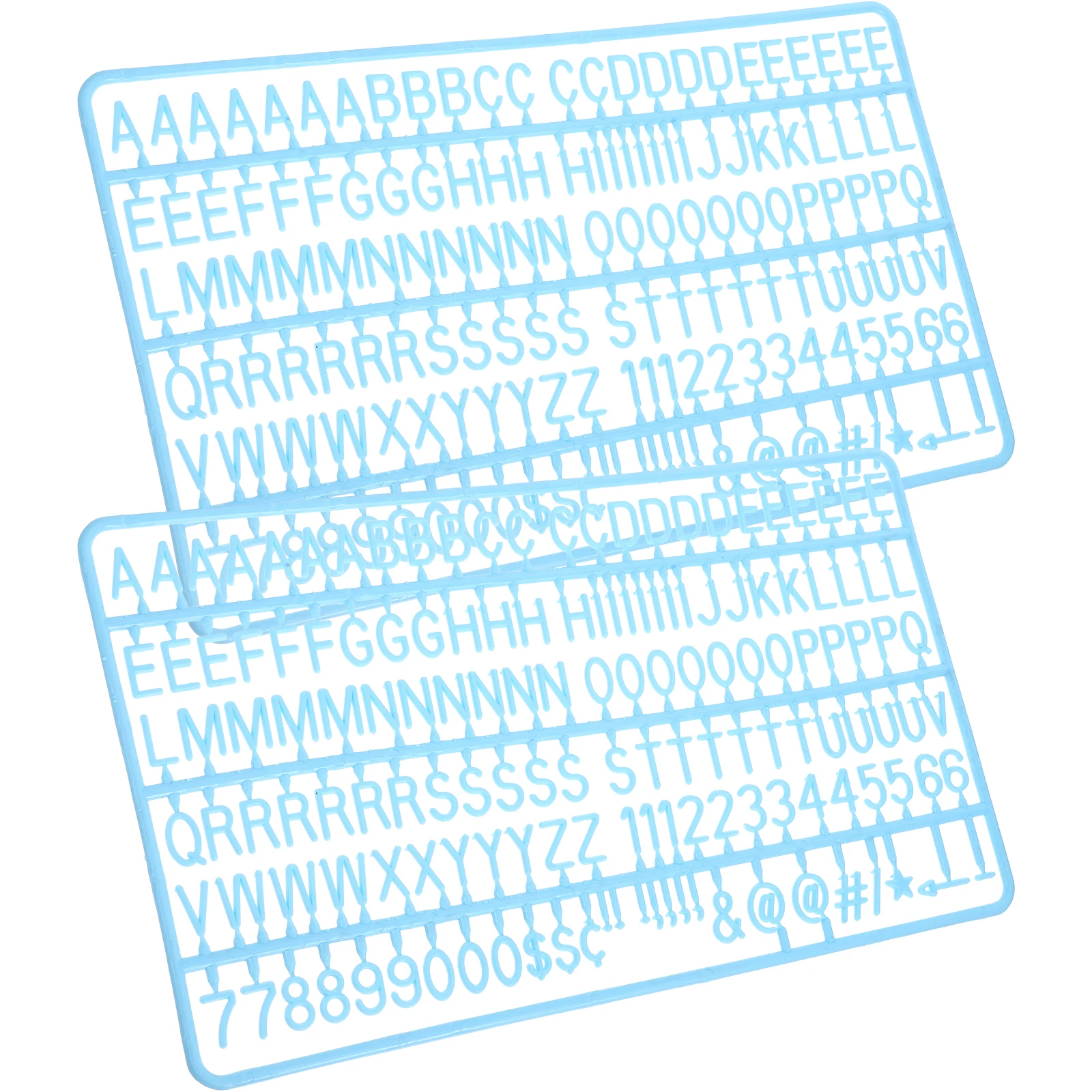 2Sets Letter Board Letters Plastic Felt Board Accessories Diy Projects Educational Tools Decorative Purposes Message Creation