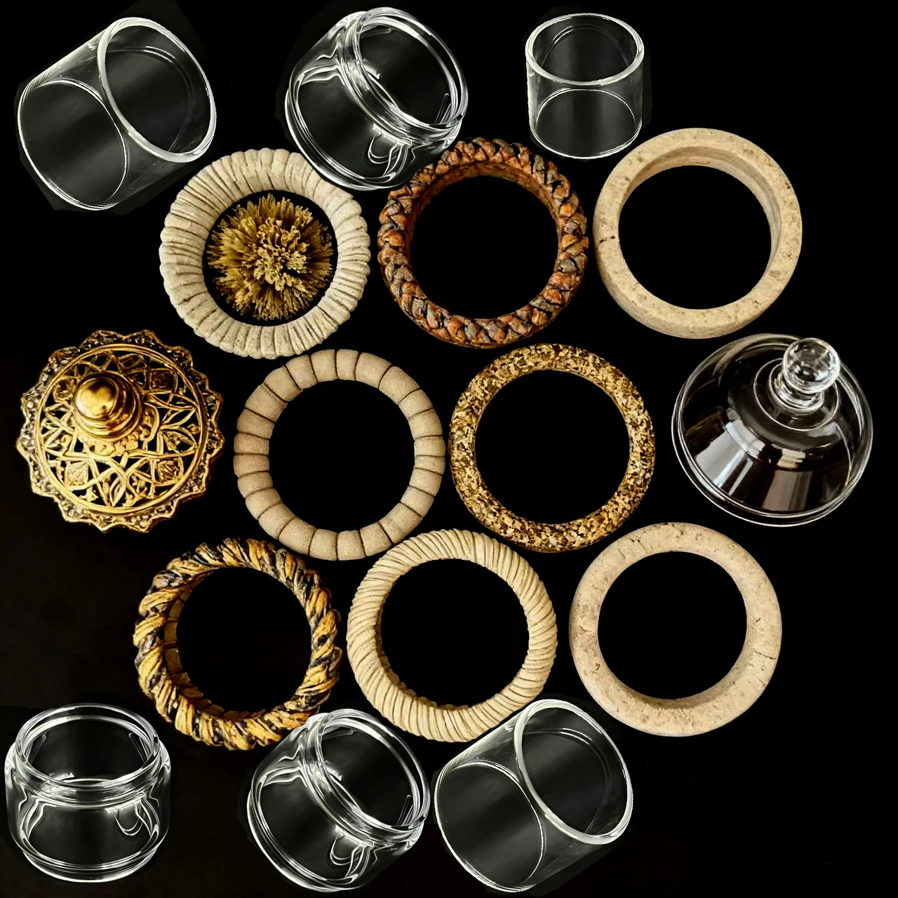 10/5pcs Home Decor Glass Decoration Crafts Set iTank T 2 Target GEN MAX/SE 80/100/200 Design Glass Container Mini Decorative