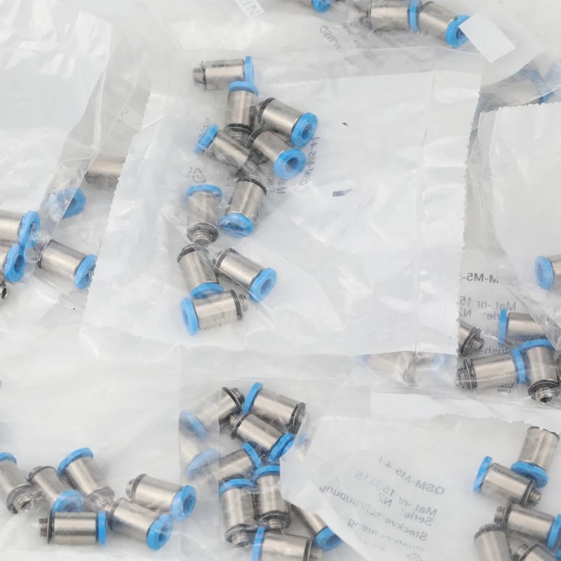 10pcs Quick Connector Joint Pneumatic Fittings FESTO-Type QSM-M5-4-I 153315