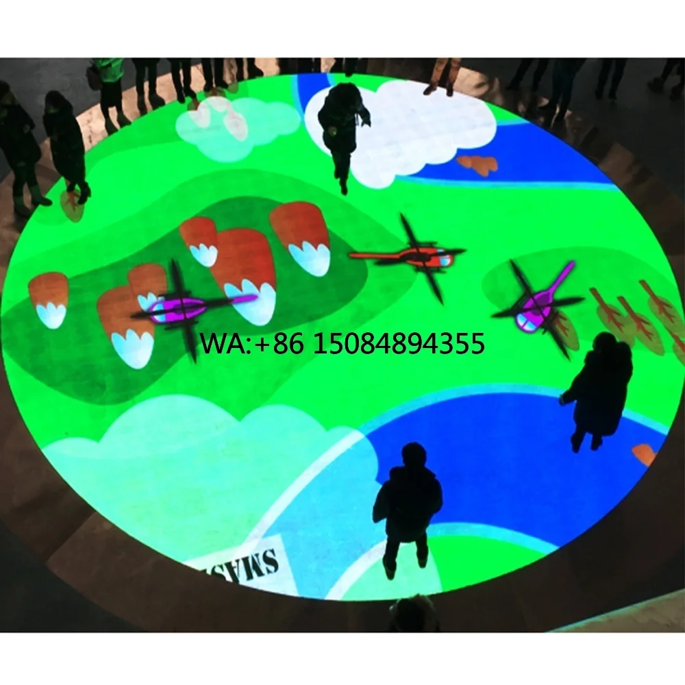 P3.91 P6.25 Interactive Digital Tile Wall for Dance Game Video Stage Dance Floor Stand Led Wall Panels Screen Display