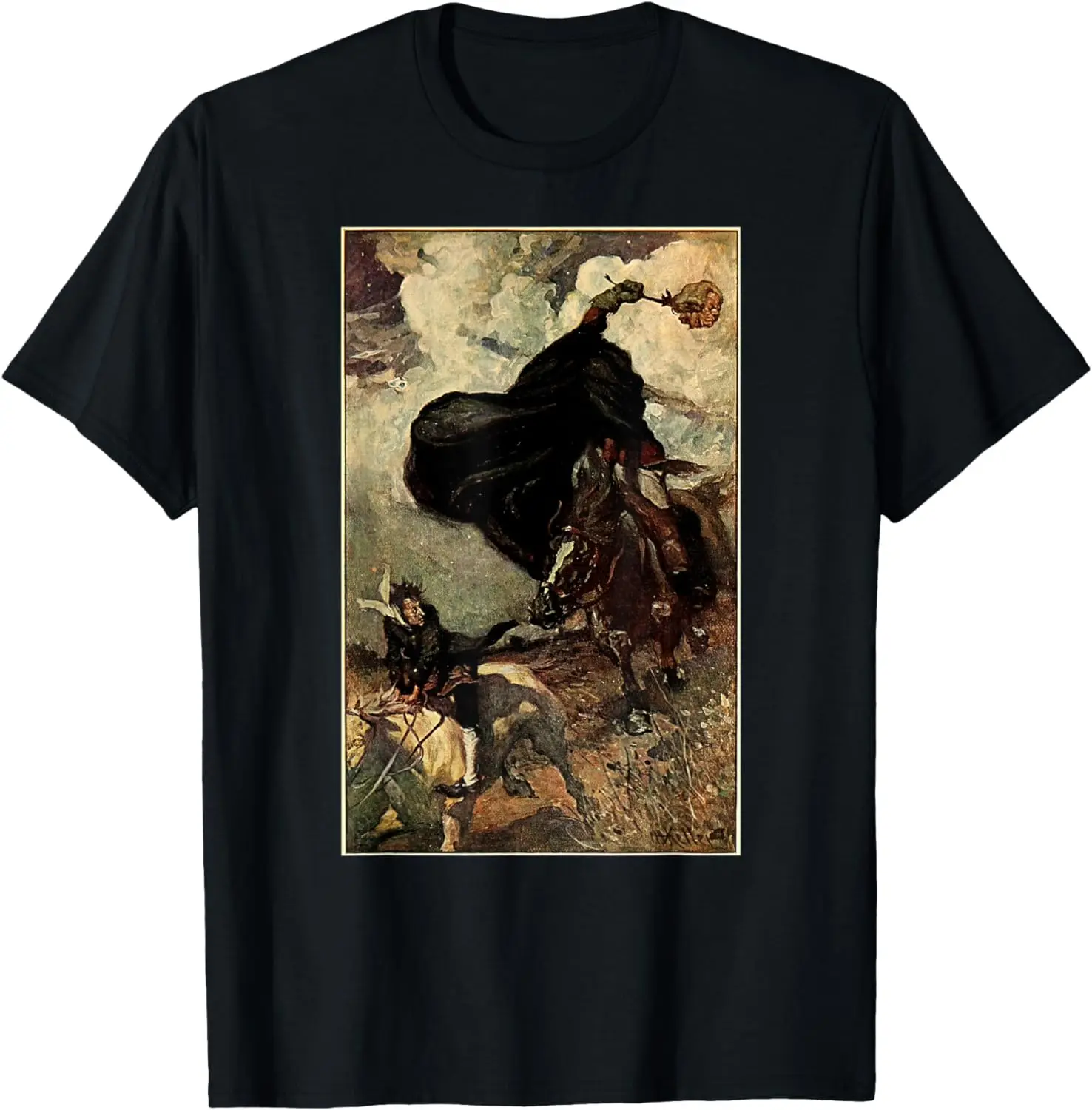 

Ichabod Crane Legend of Sleepy Hollow Headless Horseman T-Shirt