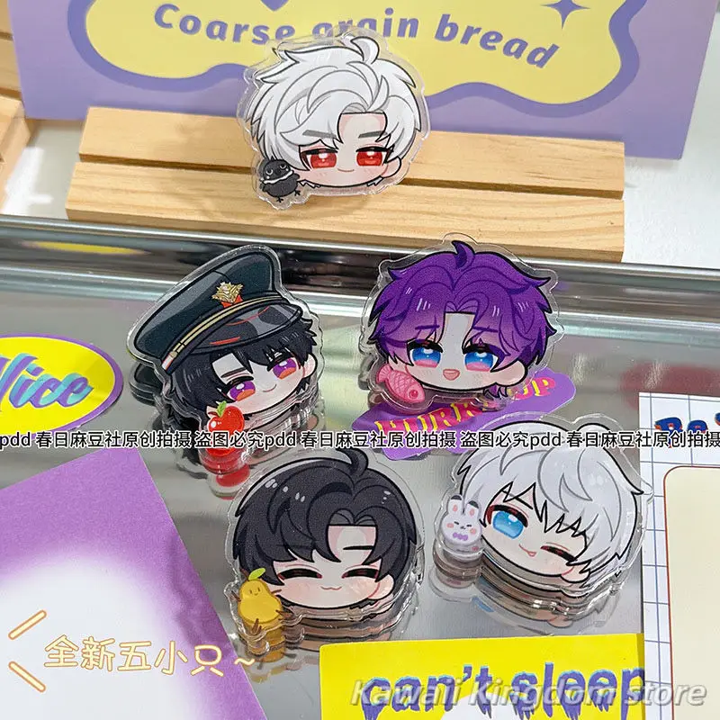 Любовь и глубокое пространство Rafayel Zayne Xavier Sylus Caleb акриловый уплотнительный зажим PP зажим студенческий мультипапок зажим для знака мочи настольный