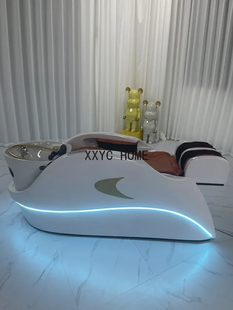 Электрический массажный шампунь для волос, специальная циркуляция воды, фумигация, красота