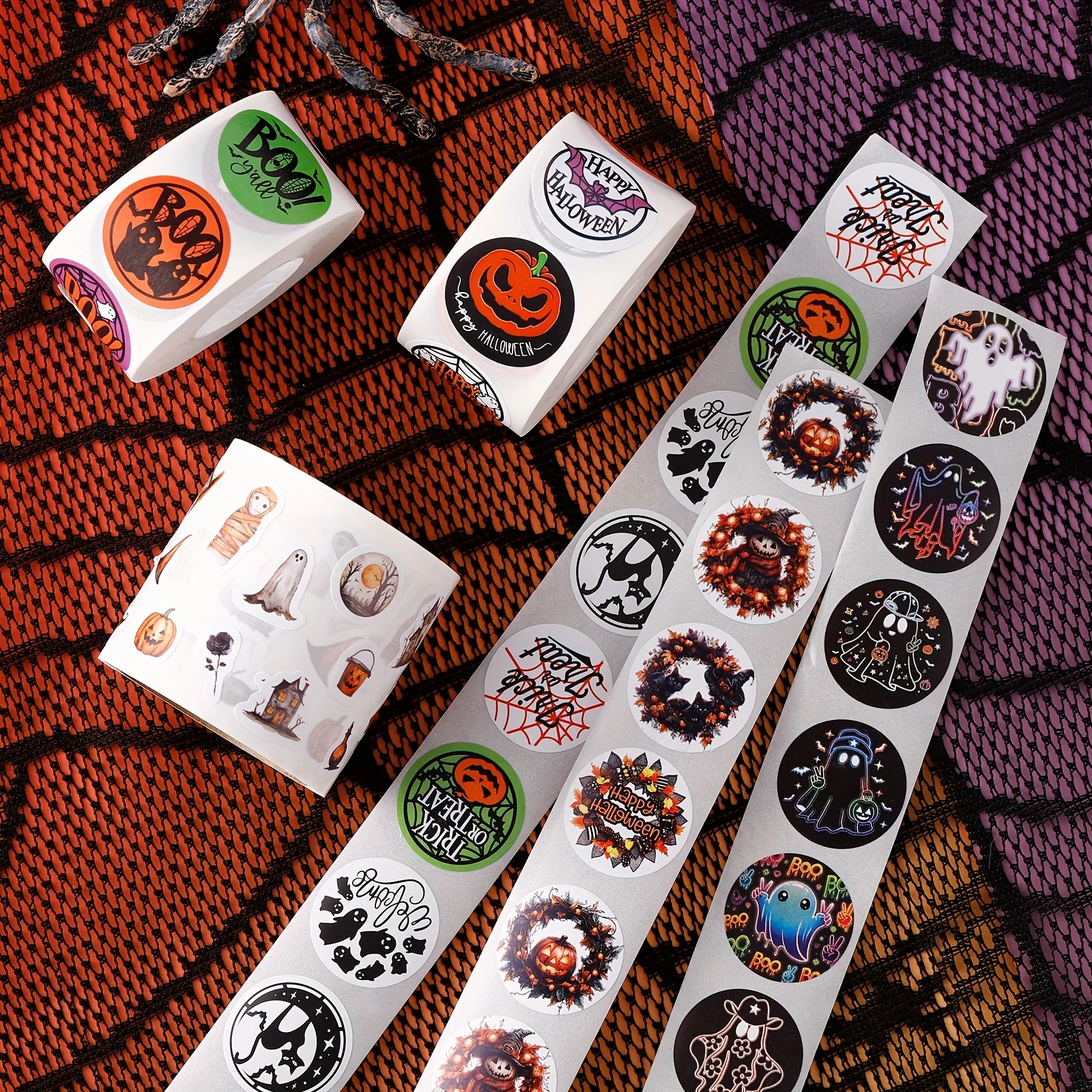 

Halloween Decoration Stickers Holiday Limit | Envelope Greeting Card | Gift Box, Stationery Decoration [Sealed Sticker]
